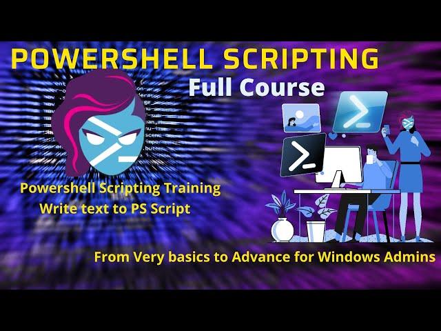 Powershell Training Full Course for Beginners [Tutorial] |Windows Powershell Training