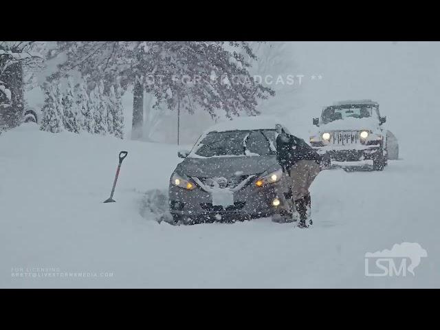 11-29-2024 Erie, Pennsylvania - Significant Lake Effect Snow - Vehicles Stuck - Interstate Shots