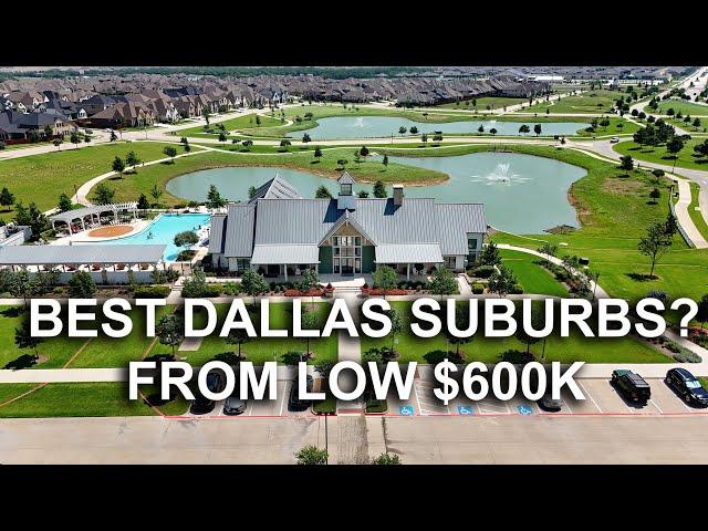 Sandbrock Ranch Master-Planned Community in Aubrey, TX. Best Dallas Suburbs? Highland Homes Model.