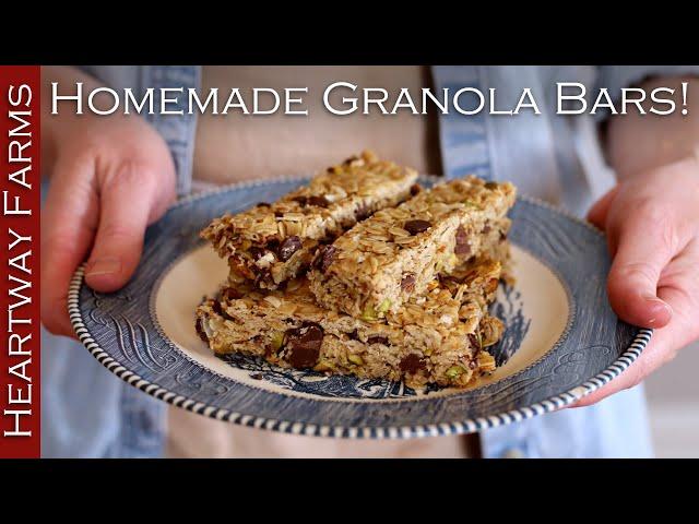 Make The Best Homemade Granola Bars | Heartway Farms