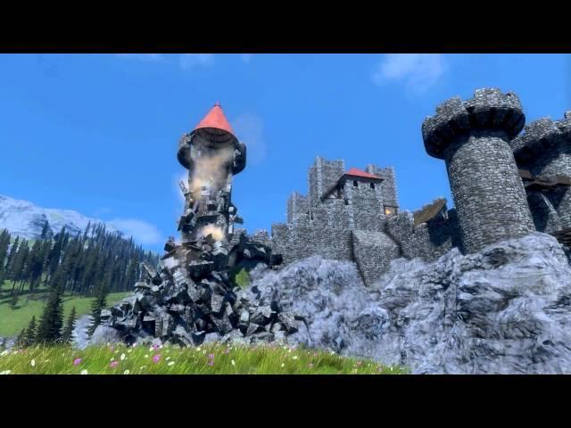  Medieval Engineers Gameplay Massive-Castle-Destruction 2015 1080p HD