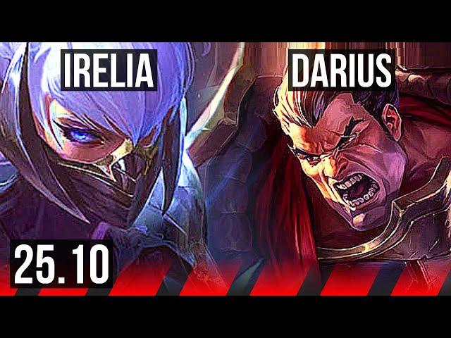 IRELIA vs DARIUS (TOP) | EUW Master | 25.10