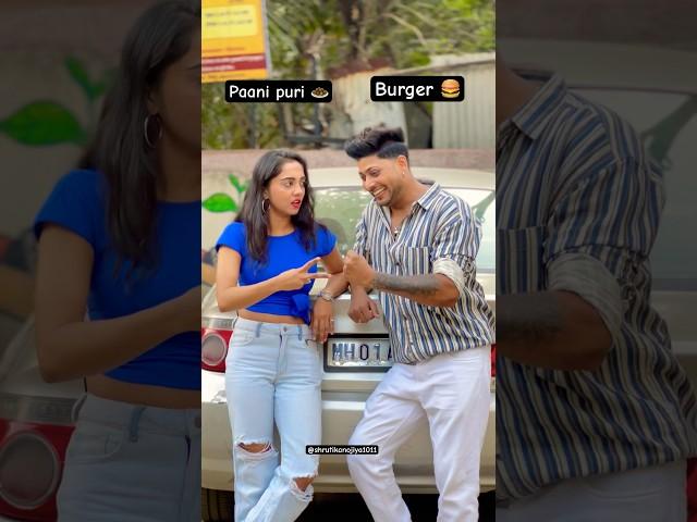 Paani puri lover hoon kaise nhi khati  #shorts #viralvideo #funny #couples