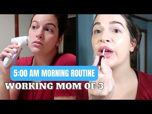 5 AM REALISTIC MORNING ROUTINE WORKING MOM OF 3 | PRODUCTIVE MORNING ROUTINE MOTIVATION 2022