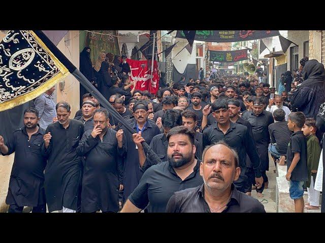 4 Muharram Juloos 2024 | Anjuman e yadgar e Hussaini Nowgawan Sadat | Nohay 2024