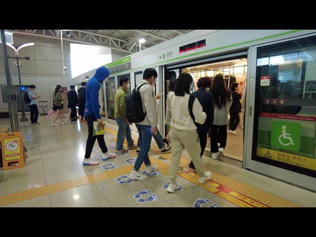 4K / 용인 경전철 (용인에버라인) 기흥역  / Yongin Everline Giheung(Nam June Paik Art Center) Station  / キフン驛  / 器興驛