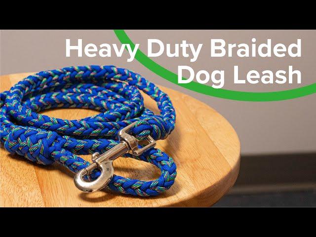 How to Make a Heavy Duty Paracord Dog Leash—8 Strand Braid!