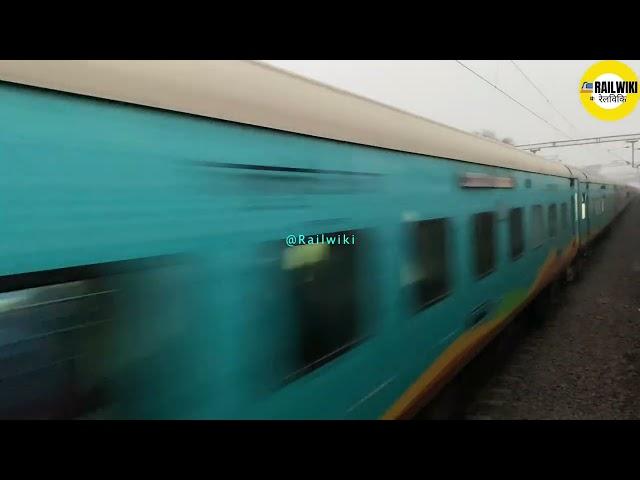 Passenger Train Spotted at 110 KMPH Speed !! High Speed Train |@Railwiki