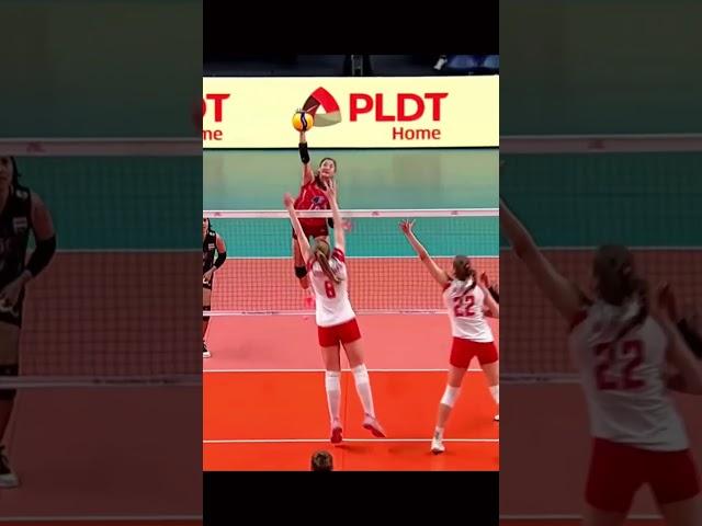 Powerful attack #volleyball #volleyballworld #epicvolleyball #volley #epicvolley #sports