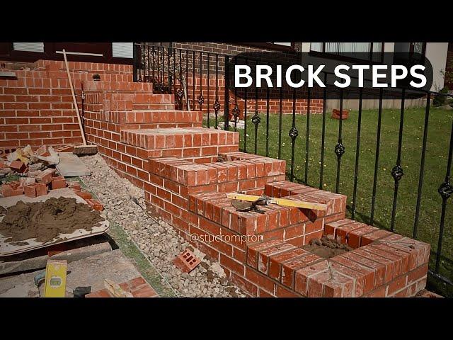 Bricklaying Huge Steps Job