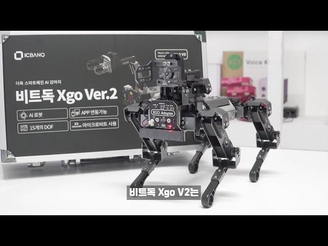 소통이 가능한 코딩 로봇 강아지 비트독 xgo v2 !!