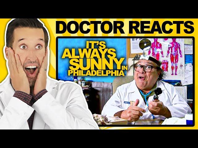 ER Doctor REACTS to It's Always Sunny in Philadelphia Medical Scenes