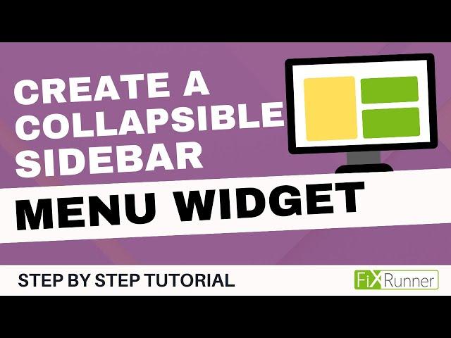 How To Create Collapsible Sidebar Menu In WordPress