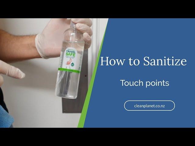 How to Sanitize Touch Points | Clean Planet