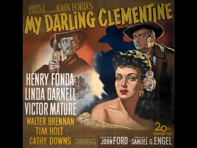 Henry Fonda, Victor Mature & Walter Brennan in John Ford's "My Darling Clementine" (1946)