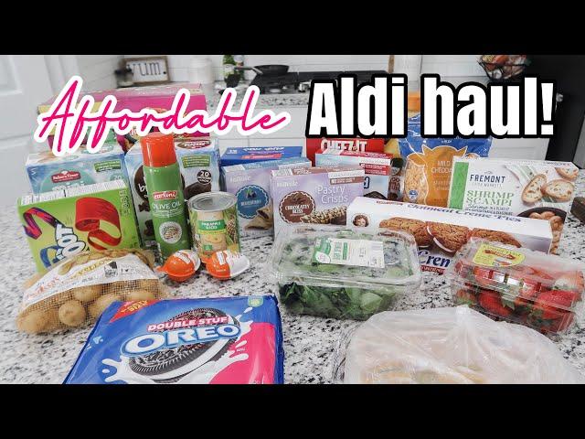 AFFORDABLE ALDI GROCERY HAUL | BUDGET FRIENDLY GROCERY HAUL