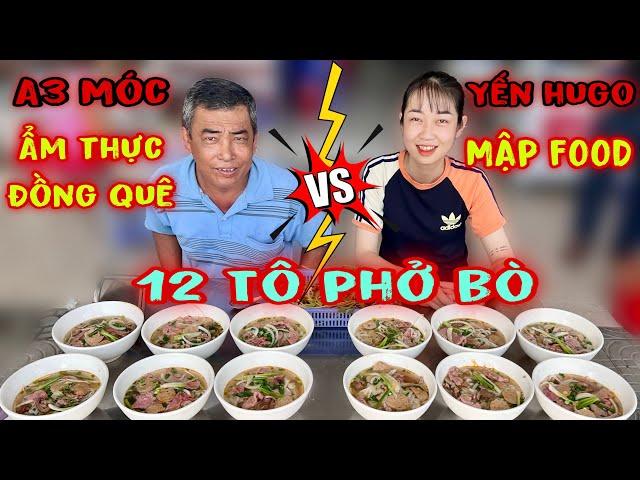 Giao Lưu Kênh Mập Food Và Ẩm Thực Đồng Quê Ăn 12 Tô Phở Bò Vừa Nóng Vừa Nhiều Và Cái Kết