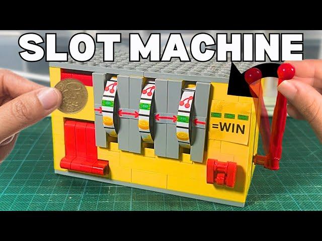 I made a working LEGO slot machine!!