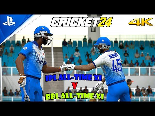 You Won’t Believe What Rohit & Gayle Did Together!  - IPL XI vs BBL XI! - Cricket 24 4K PS5