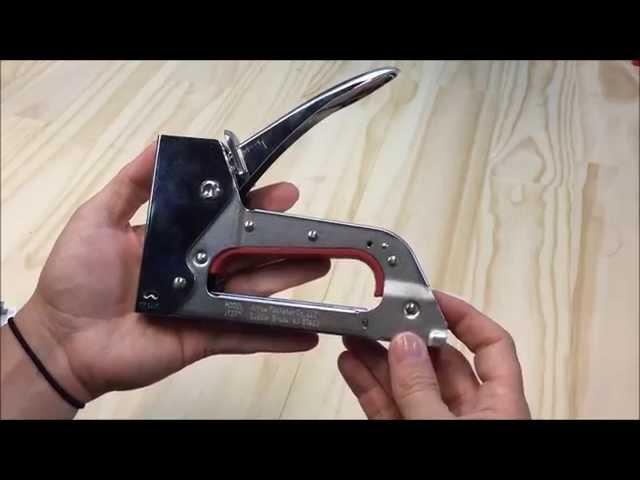 How to load the Arrow JT27 Stapler