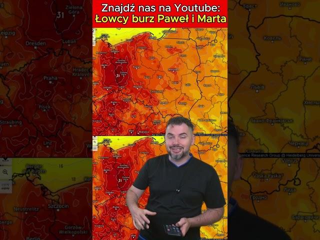 Upalnie w niedzielę. #prognoza #pogoda #polska #prognozapogody