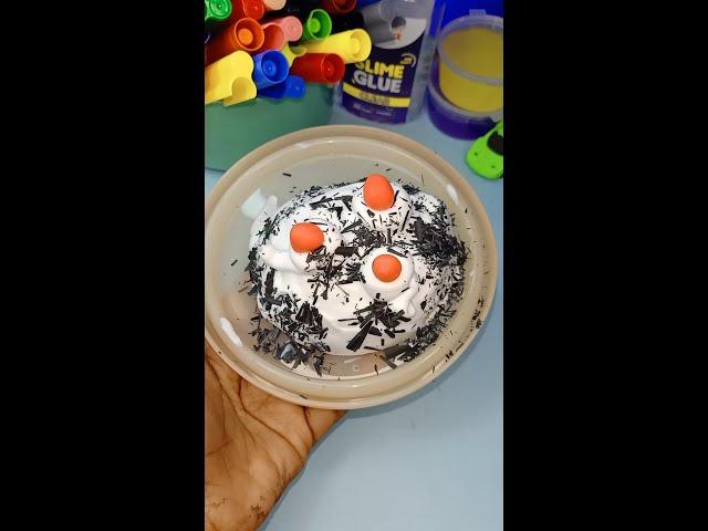 Homemade Black forest cake  Slime #shorts #trending #viral