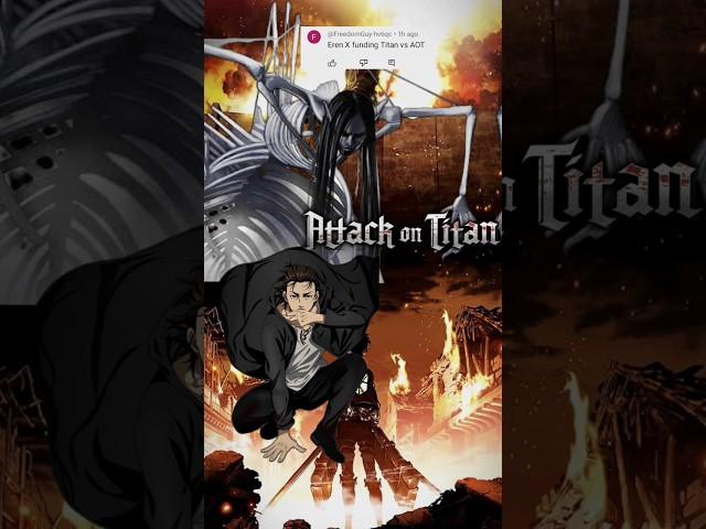 Eren X founding Titan vs attack on Titan #anime #shorts