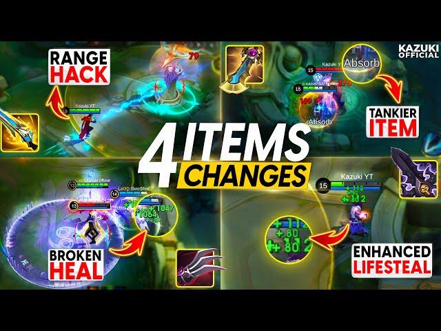 4 UPCOMING ITEM CHANGES THAT CAN SHIFT THE WHOLE META | ROSE GOLD METEOR HYBRID DEFENCE