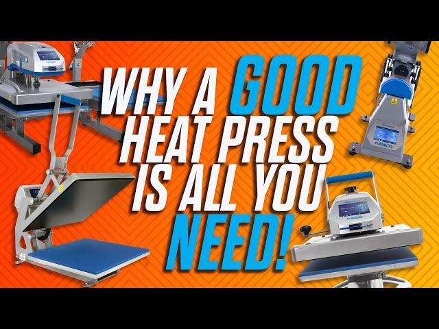 Unveiling the Secret to Perfect T-Shirts: It's All About the Heat Press!