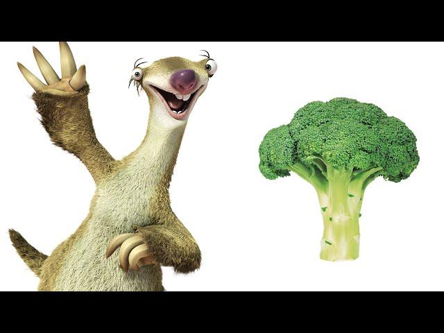 Ice Age Movie Characters and their favorite FOODS & other favorites | Sid, Diego, Scrat, Manny