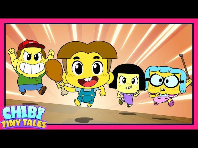 Turkey Tussle  | Chibi Tiny Tales | Big City Greens | Disney Channel Animation