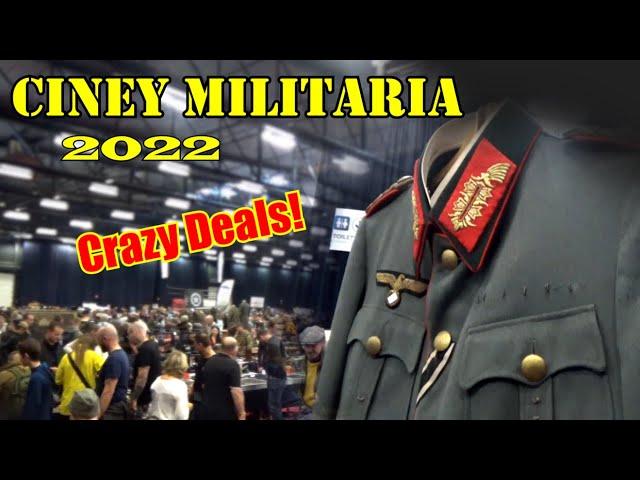 CINEY Militaria Fair 2022 - The BIGGEST one in EUROPE!! Buying AWESOME WW2 stuff for KILLER Prices!!