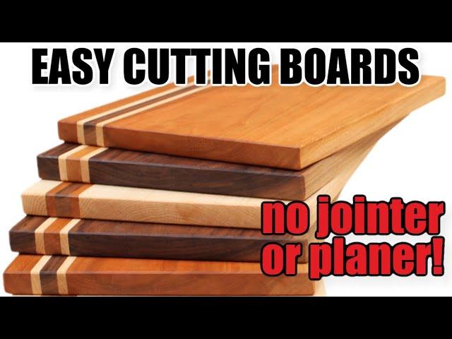 How to Make Cutting Boards with Minimal Tools