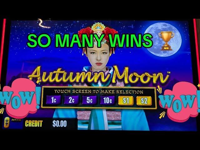 ( SO MANY WINS ) AUTUMN MOON SLOT MACHINE. #slots #casino #slotmachine #jackpot