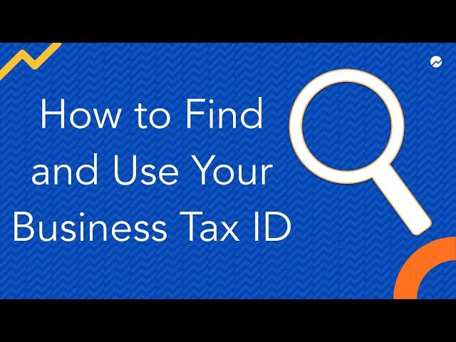 How to Find and Use Your Business Tax ID