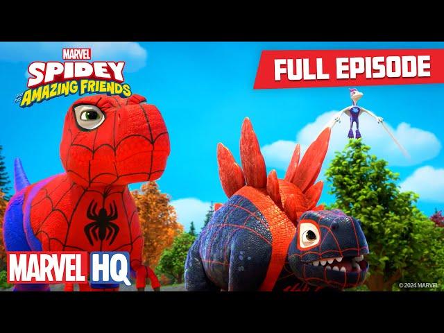 Go Dino-Webs Go! | Full Episode | Spidey and His Amazing Friends | @disneyjunior @MarvelHQ