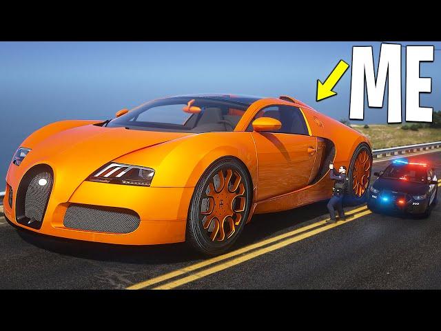 Trolling Cops with Giant Bugatti.. GTA 5 RP