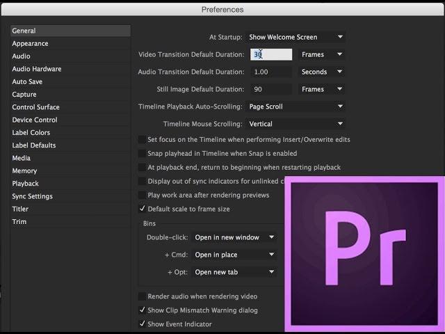 Episode 1 - Setting up a Project - Adobe Premiere Pro CC 2015