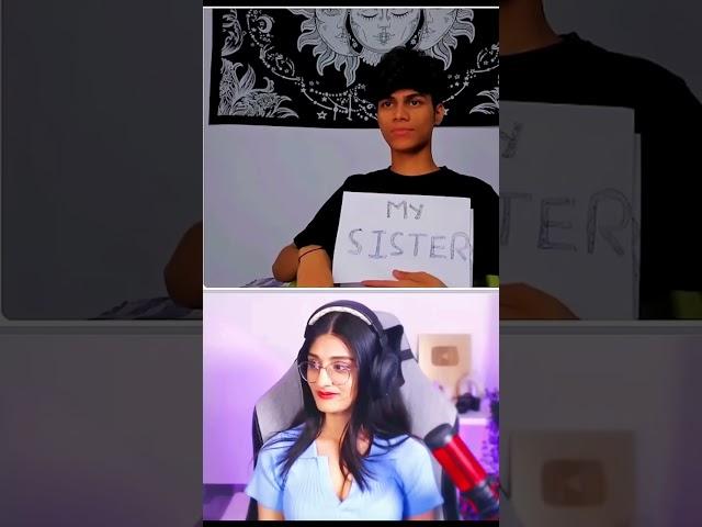 Payal gameing reaction on omegle #adarshu # step sister comedy #viral #trendingshorts #girlrection