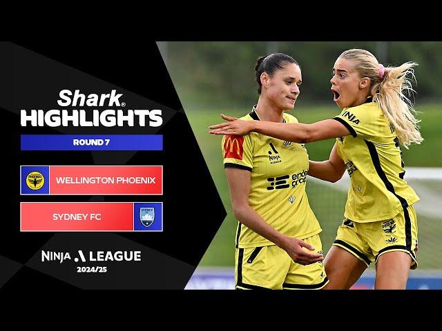 Wellington Phoenix v Sydney FC - Shark Highlights | Ninja A-League 2024-25 | Round 07