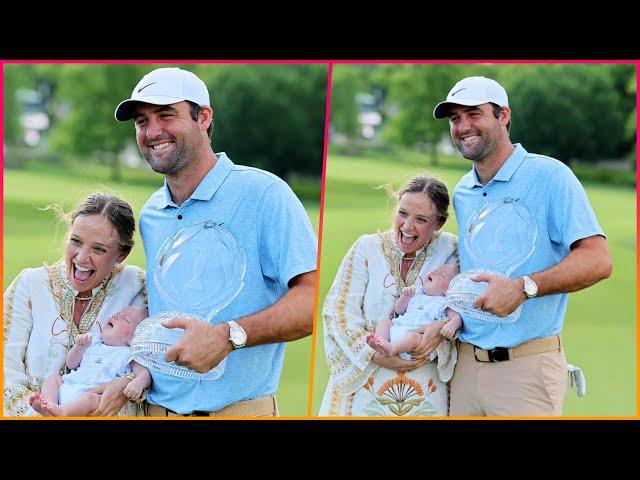 Scottie Scheffler's wife Meredith and sister gave birth 8 hours apart on the same