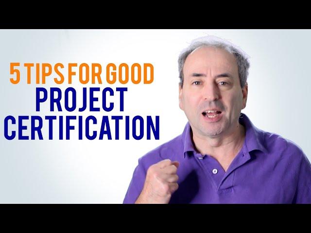 Certification for Project Managers - 5 Tips