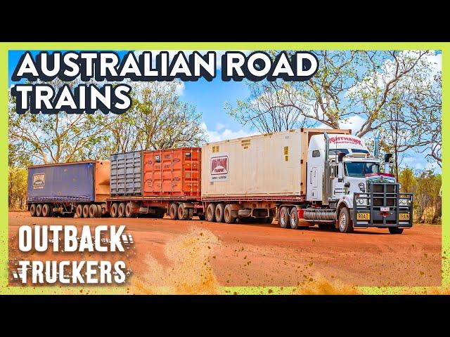 Australia's Iconic Road Trains - World's Biggest Trucks in Action | Outback Truckers Marathon