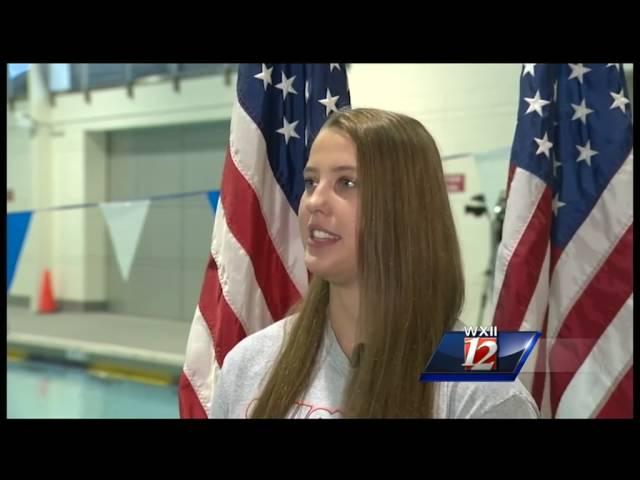 Local Olympian Kathleen Baker prepares for Rio