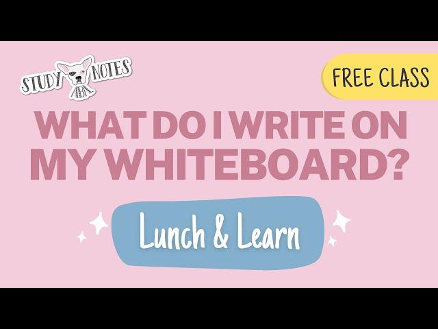 BCBA Exam Hack: WTF Do I Write on My Whiteboard