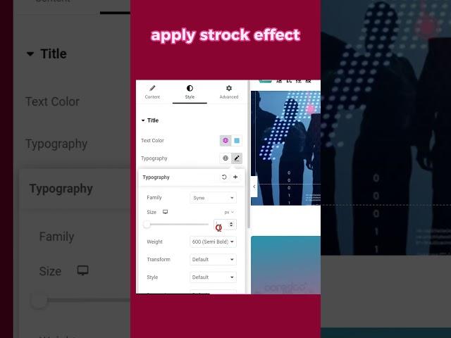 Apply Stroke Effect to Fonts with Elementor Page Builder #wordpress #tutorial #font #elementor