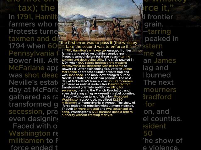  "I hold it that a little rebellion now and then is a good thing" - The Whiskey Rebellion