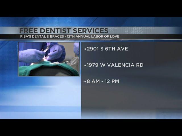 Free Dentist Services in Tucson for Labor Day