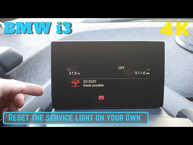 BMW i3 Reset Service Light / warning