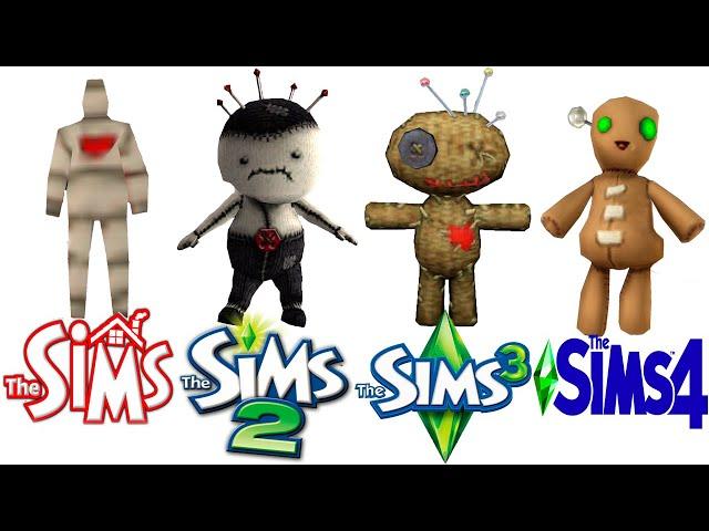  Sims1 vs Sims2 vs Sims 3 vs Sims 4: VooDoo Doll